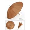 Small fresh simple fashion creative foreskin 16 bone straight rod men's and women's umbrella automatic long handle umbrella plus printing umbrella