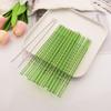 15 PCS Reusable Glass Straws, 8 Inch X 0.3" Thread Pattern Design Colored Drinking Straws, Include 12 Straight Straws, 2 Cleaning Brushes, 1 Bag