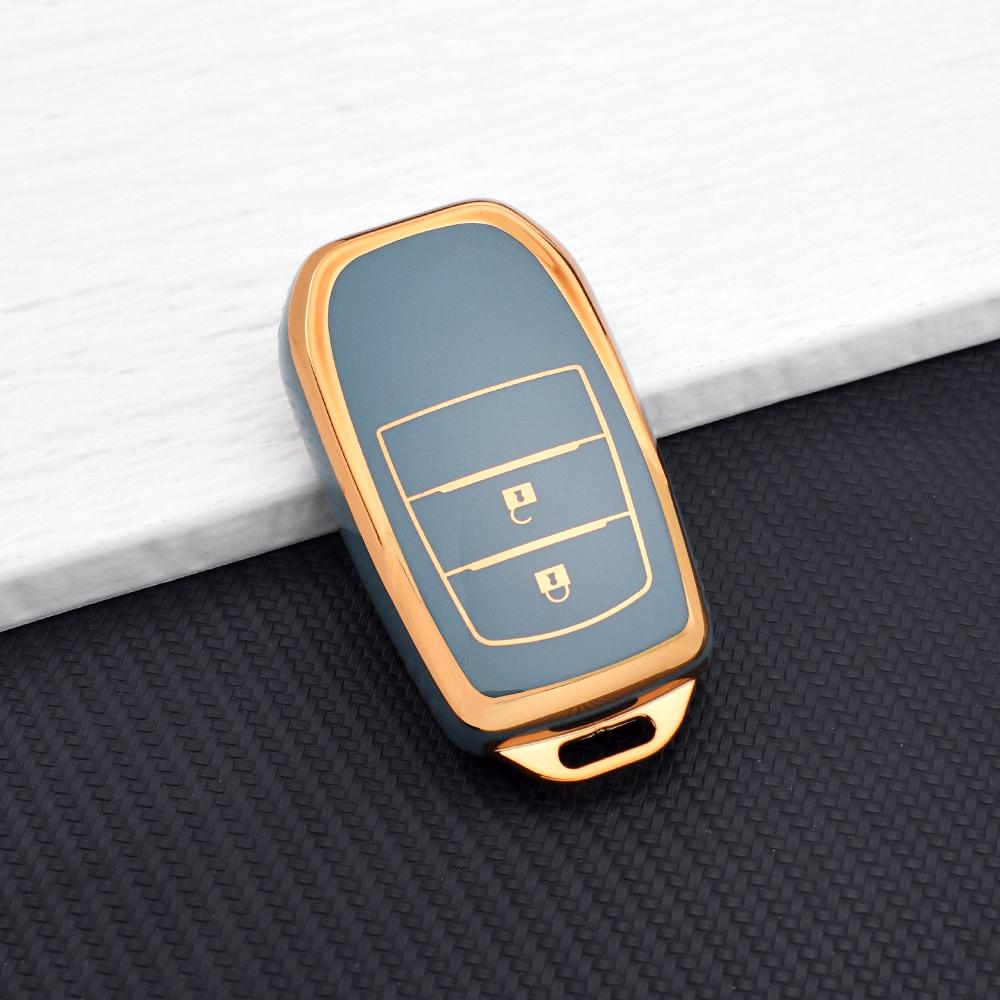 TPU Anti-Scratch Remote Car Key Case Cover for Toyota CHR Hilux Fortuner Land Cruiser 200 Camry Corolla Crown RAV4 Highland