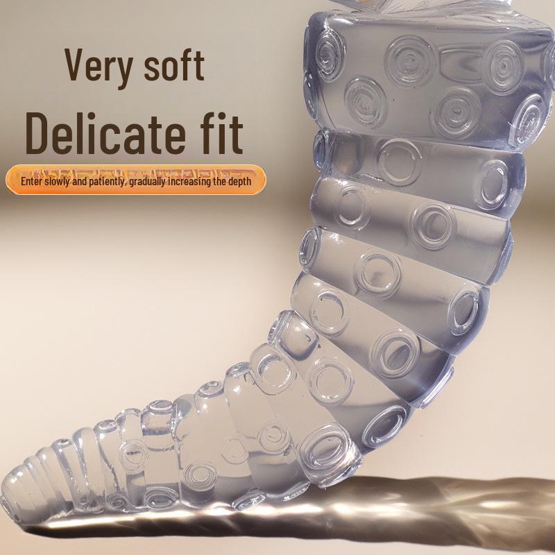 Mystery Octopus Anální Plug Set - Manuální Transparentní Stimulační Hračky, 26 Kusů