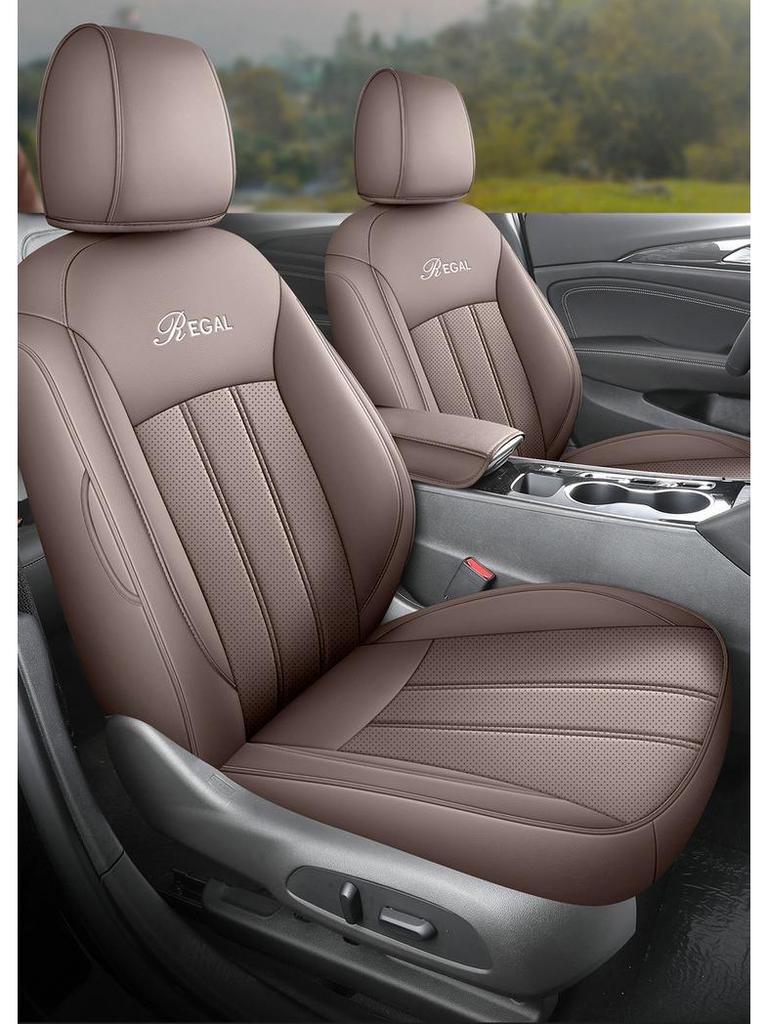 Universal Full Leather Car Seat Cushion for Buick Regal - New Model for All Seasons