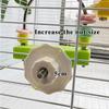 Interactive Parrot Relieve Boredom Plastic Treat Dispenser Bird Cage Non-slip Design Parrots Gnaw