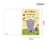 Coloring Sticker Book, Children's Cartoon Graffiti Drawing Enlightenment Book, Fun Holiday Coloring Book