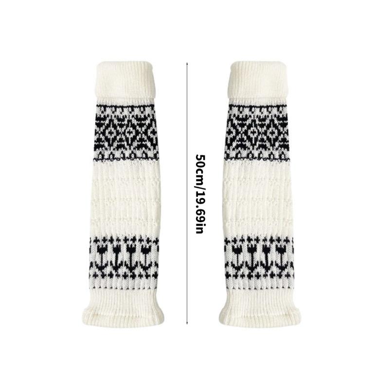 Elegant Knitted Boot Socks Women Girls Piled Up Socks Leg Warmer Enjoy Comfort for Daily Use in the Autumn and Winter