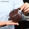 160ml Yixing Purple Clay Teapots Beauty Tea Infuser Kettle Handmade Raw Ore Old Purple Mud Tea Pot Chinese Zisha Tea Set