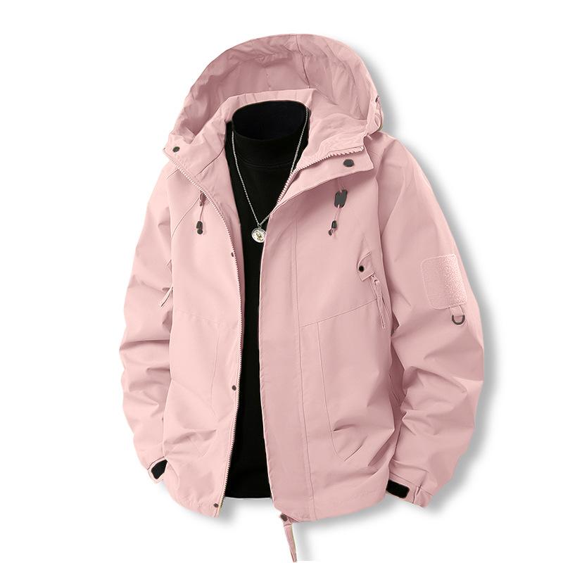 New Spring and Autumn Men's Jacket Outdoor Mountaineering Suit Student Workwear Multi-bag Waterproof Jacket Couple Jacket Top Men