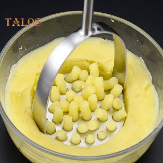 304 Stainless Steel Potato Masher Long Handle Food Grade Multifunctional Manual Carrot Vegetable Food Mashing Tool Kitchen Gadgets