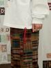 DOUBLE QUOTES Warhello Patchwork Pants (Brown)