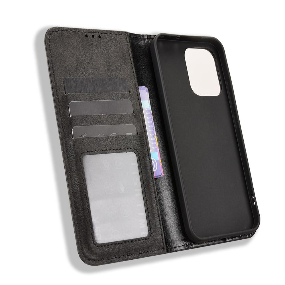 Leather Case for Oppo A6 Pro 4G/A6 Pro 5G/F31 5G Wallet Stand Retro Texture Phone Cover