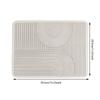 Kitchen Countertop Simple Dish Drying Mat Non-slip Aesthetic Absorbent Drainer Mat Ideal Kitchen Accessories