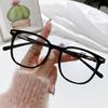 Fashionable Large Frame Glasses for Men and Women, High-definition Flat Lenses, Versatile and Ultra Light Glasses