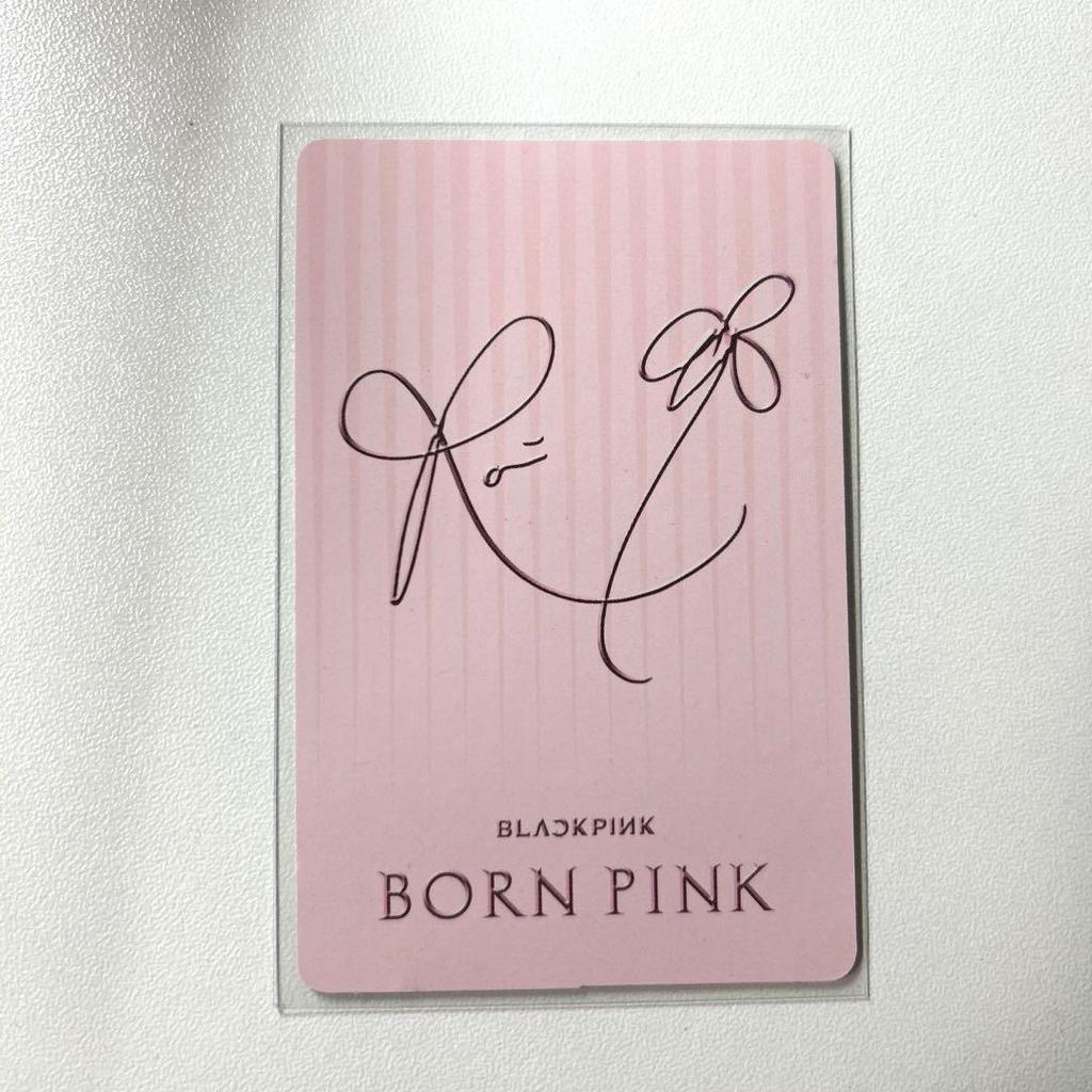 [USED] ROSE BLACKPINK BORN PINK VINYL Trading Card 2