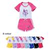 4968 Kids Girls POP Rumi Zoey Mira Print T-shirt Shorts Sport Tracksuit Clothes Set