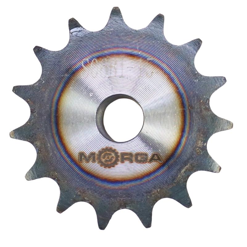 Hardened Chain Sprocket with Flange, Hub 06B-1 (R1 3/8) Z-15 Outer Diameter 49.5 MORGA