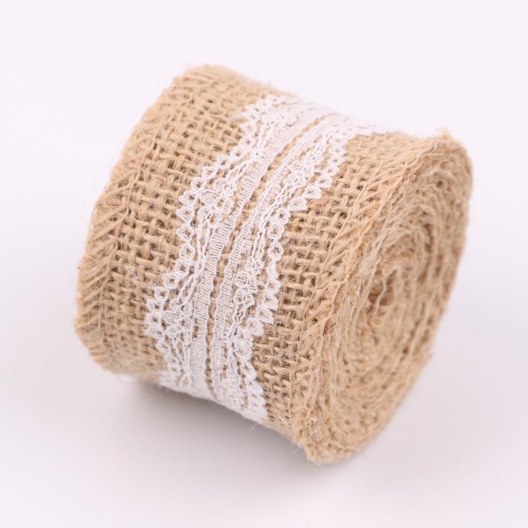 Linen Lace Roll for Christmas Wedding Crafts