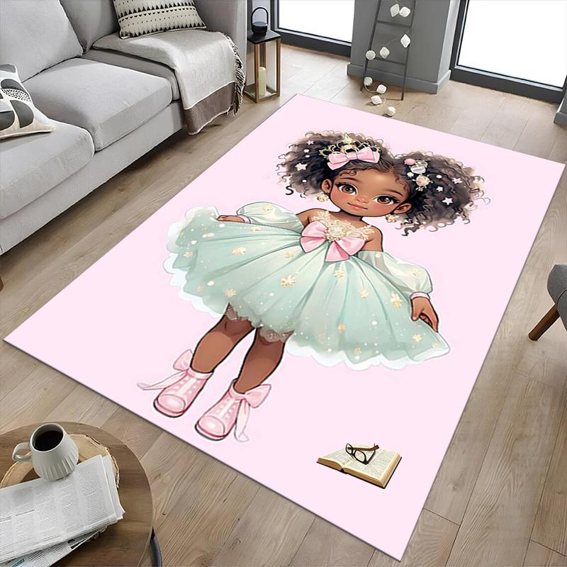 1PC flower dress Anti-slip carpet, suitable for Office, bedroomand playrooms. It can also be used as a sofa footrest cover-W87