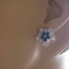Recommended, Sweet And Cool Wind Snowflake Zircon Stud Earrings For Women, Christmas Creative Earrings And Earrings Gift