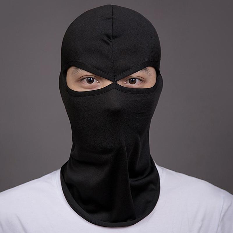 1PC Summer Outdoor Full Sunscreen Face Cover Balaclava Hat Black Women's Windproof Mask Cycling Sun Protection Scarf
