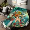 Game W Wakfu S Blanket Soft and Skin Friendly For Couch Bed Napping Bedspread All Seasons Comforter