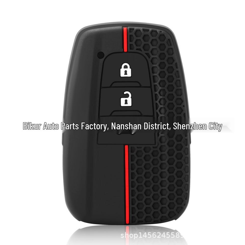 Toyota Remote 2+1 Button Honeycomb Silicone Key Cover for Corolla, RAV4, Camry, Avalon, Prado