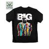 T-shirt Notorious BIG - T-shirt de concert avec un design de portrait géométrique lumineux. Haut unisexe à manches courtes, coupe regular. Lavable en machine.