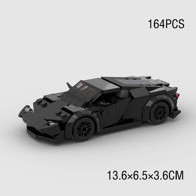 City MOC Super Race Car Speed Model Building Bricks Rally Sports Racing Police Vehicle Blocks Technical Pickup Christmas Gift