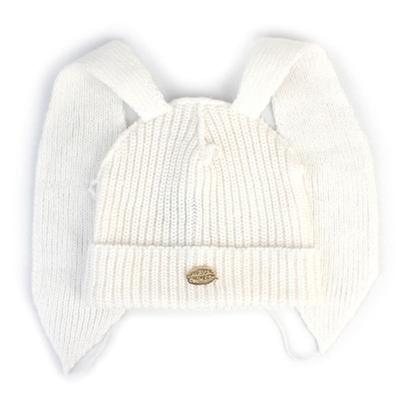 Universal Chemistry Rabbit Long Ear White Beanie