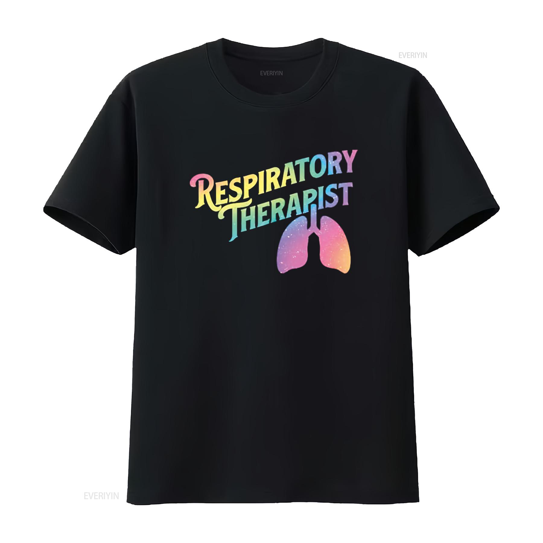 

Respiratory Therapist Lung Therapy Pulmonology Nurse Week T Shirt vintage Washed Top For Everyday Wear Comfortable Slightly 4XL