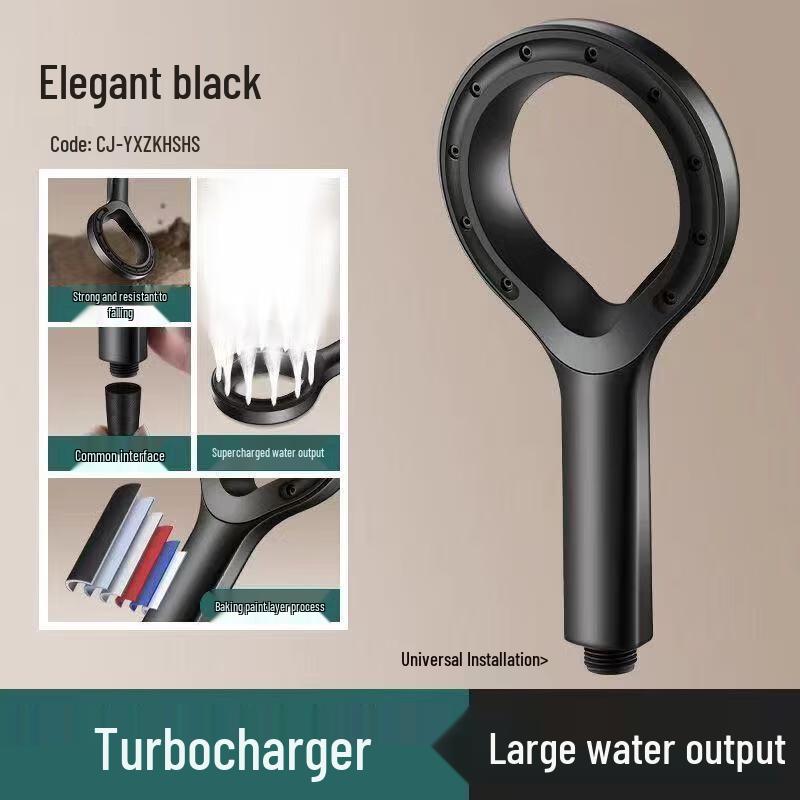 TLXT Pressurized Handheld Shower Head