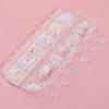1 Box DIY Nail Art Dekoration 3D Schmetterling Perle Rosen Nagelbohrer Für Maniküre Design Zubehör