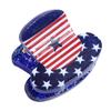 Yousheng Hair Claw Red White Blue Star Design Mini Hair Clip Independence Day Small Hair Clip Party Gatherings Patriotic Hair Accessory