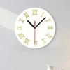 Silent Wall Clock, Creative Bedroom and Living Room, Simple Luminous Quartz Clock and Timepiece