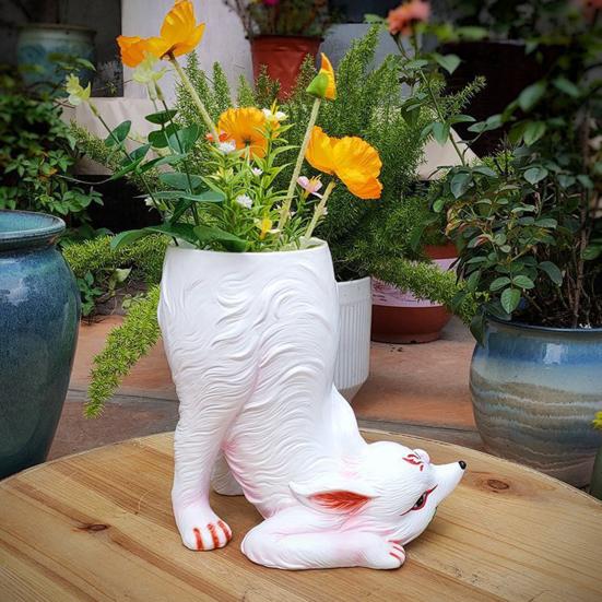 Neunschwänziger Fuchs Blumentopf Innen Außen Balkon Gartendekoration Kaktus Pflanztopf Zuhause Sukkulenten Pflanzen
