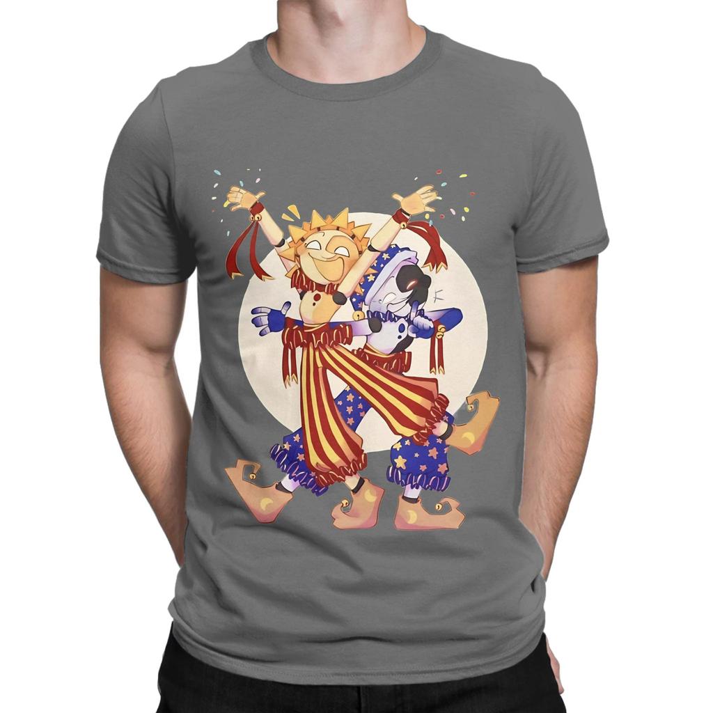 SunDrop and MoonDrop FNAF Security Breach Funny 100 Cotton TShirt FNAF Tees Tops For Unisex