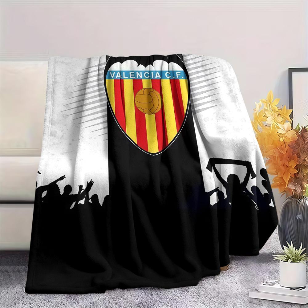 Valencia Club De Fútbol Flannel Blanket, High Quality Comfortable for All Seasons, Home Decor, Warmth and Comfort