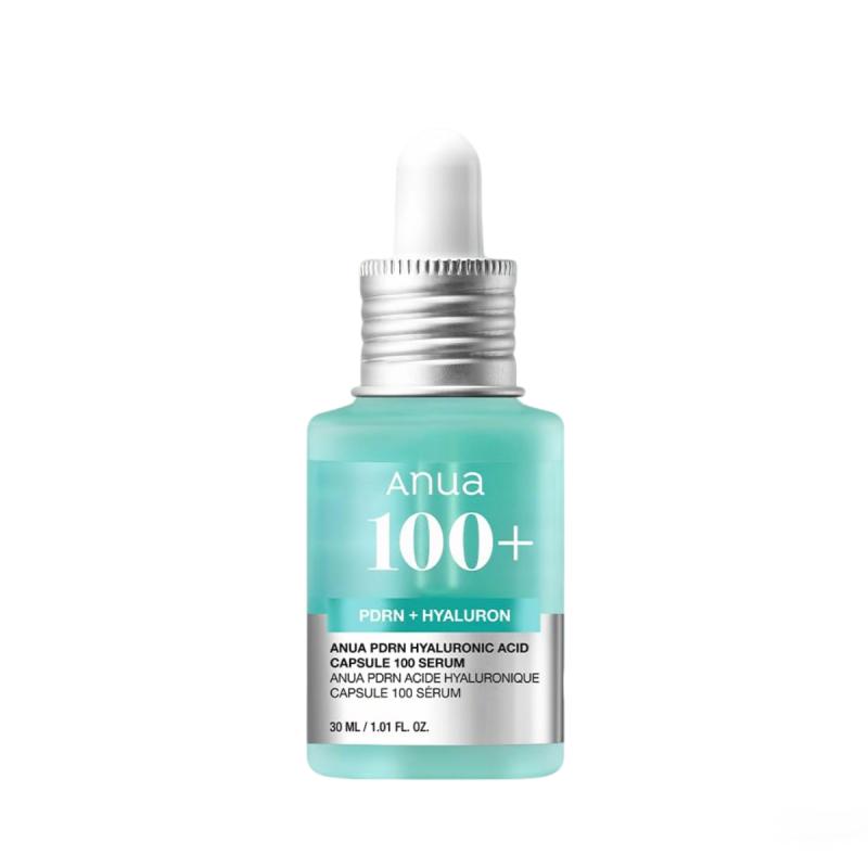 Essenza Blu PDRN Coreana, Acido Ialuronico 100 Siero Pelle Radiosa Siero Viso, Leggero Idratazione Profonda 30ml Prodotti per la Cura della Pelle