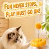 Spring Toy Interactive Cat Toy Plastic Tumbler Cat Toy Cat Turntable Toy  Boredom Relief Activity