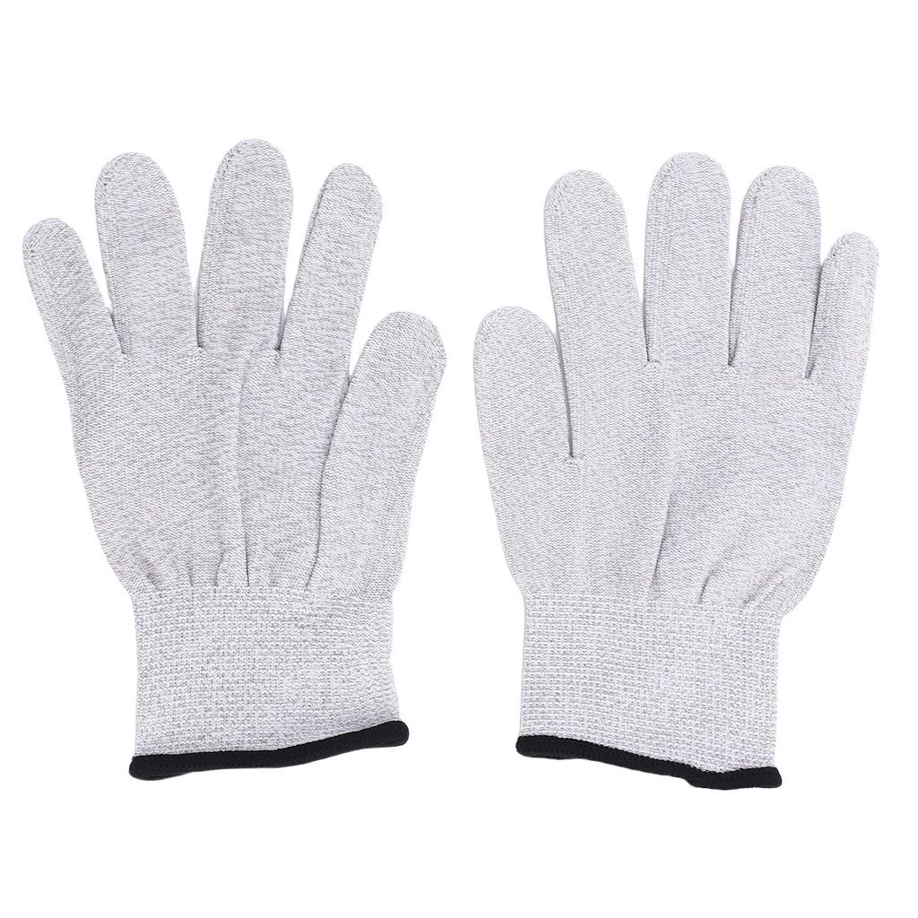 Conductive Gloves Nylon Silver Fiber 280D Breathable Unisex Computer Gloves for Electronic Assembly Circuit Board Handling