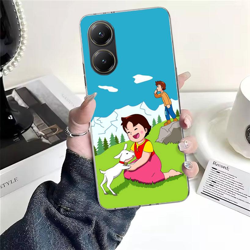 Heidi Cute Cartoon Soft Phone Case For Xiaomi Redmi 15C 15 13C 13 Poco X5 X6 X7 F7 Ultra M7 12C 12 10 10C 9C 9A 9T 9 Fundas Poco