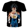 Mens Womens 3d Print Dragon Ball Z Vegeta Goku Tshirts Casual Tees Anime Shirts