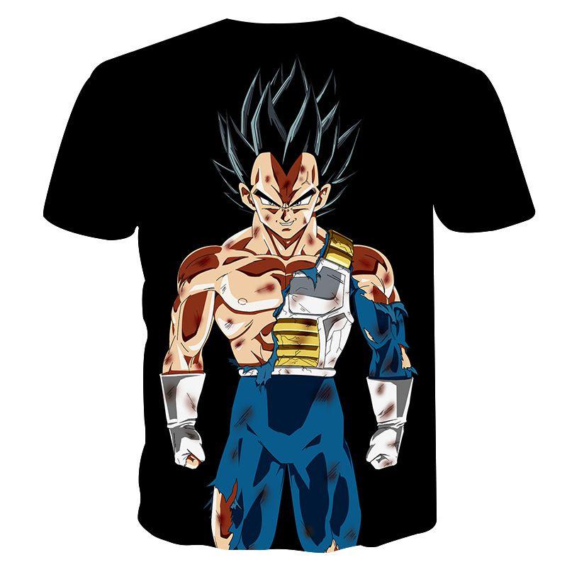 Womens Mens 3d Print Dragon Ball Z Vegeta Goku Tshirts Casual Tees Shirts Anime