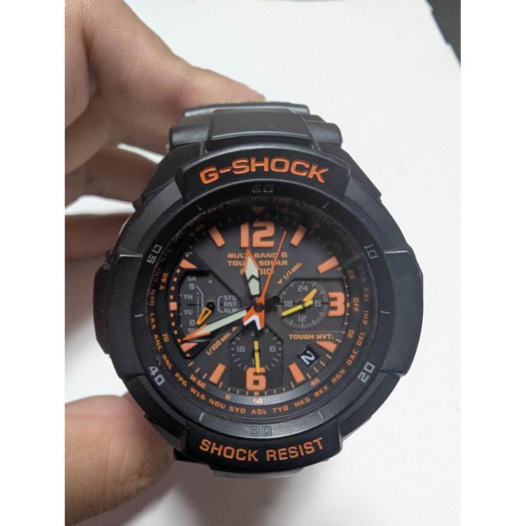Used Working item G-SHOCK GW-3000B Sky Cockpit Radio Solar