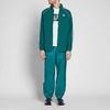 Adidas Originals Trefoil Logo Colorblock Striped Sports Jacket Men Jacket Green CW1311