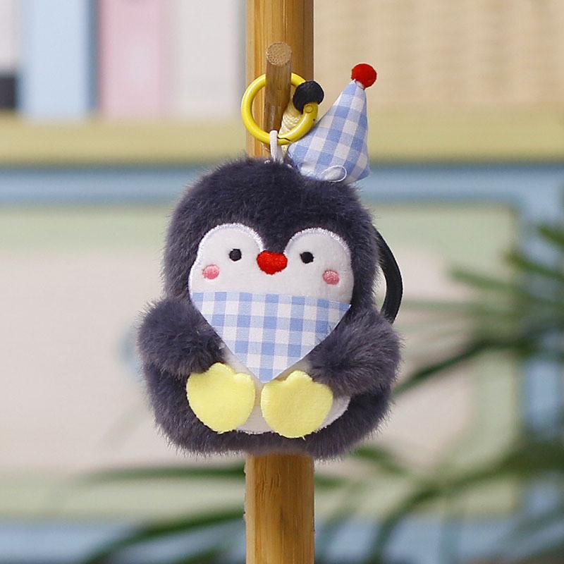 Cute Penguin Plush Keychain With Birthday Hat And Star Design For Kids And Teens Decor