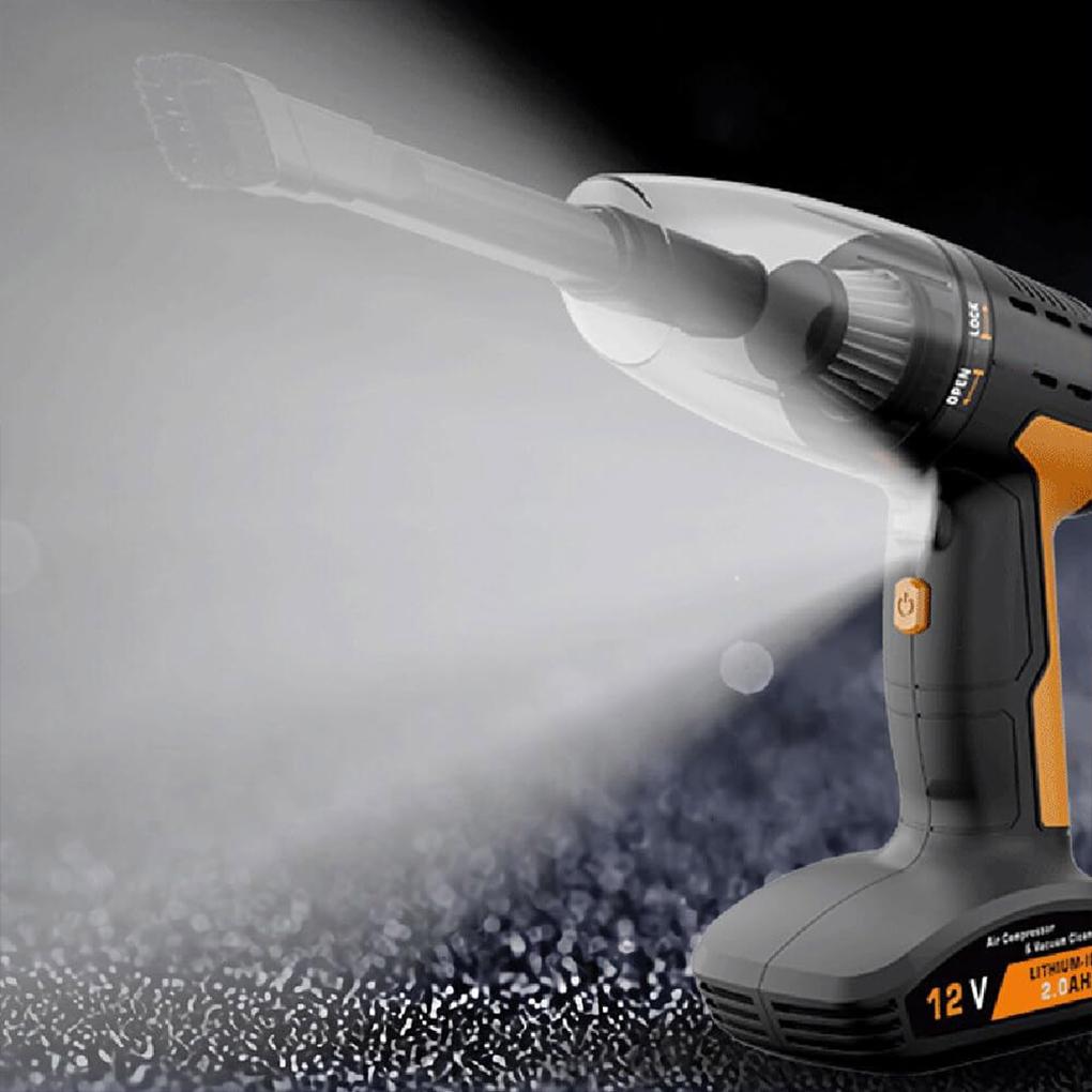 2 in 1 Car Vacuum Cleaner 9000PA Strong Suction Wireless Handheld Vacuum Cleaner Air Compressor For Car Home Vacuum Cleaner