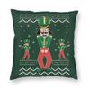 Nutcracker Doll Print Sofa Cushion Cover Pillowcase Home Decoration Party Car Bedding