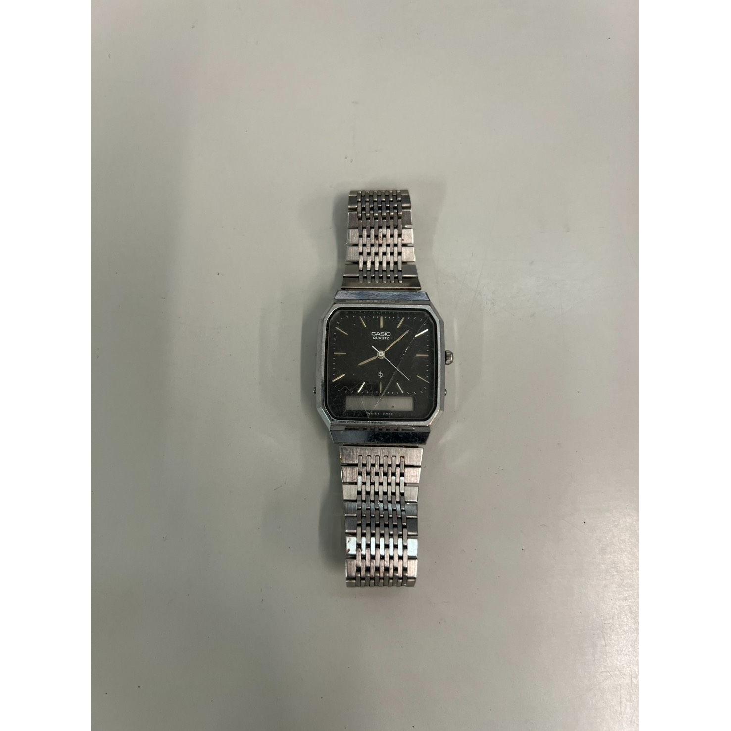 CASIO Ana-Digi Quartz Men s Watch Black Dial Fudo Junk A285
