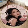 Blackpink Custom Name Round Area Rug,Carpet Rug for Living Room Bedroom Sofa Playroom Decor,Non-slip Floor Mat