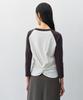 INSILENCE WOMEN Twist Raglan T-Shirt Vintage Ivory
