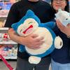 Comfortable Snorlax Plush Toy Cuddly Doll Smiling Face Soft Fluffy Stuffed Anime Doll For Home Decor Fans Gift Collection